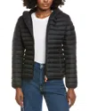 Save The Duck Vicky Short Hooded Basic Jacket In Black