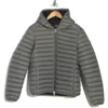Save The Duck Water Repellent Hooded Packable Puffer Jacket In Mid Grey