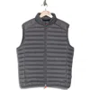 Save The Duck Water Repellent Packable Puffer Vest In Mid Grey