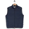 Save The Duck Water Repellent Packable Puffer Vest In Night Blue/90064