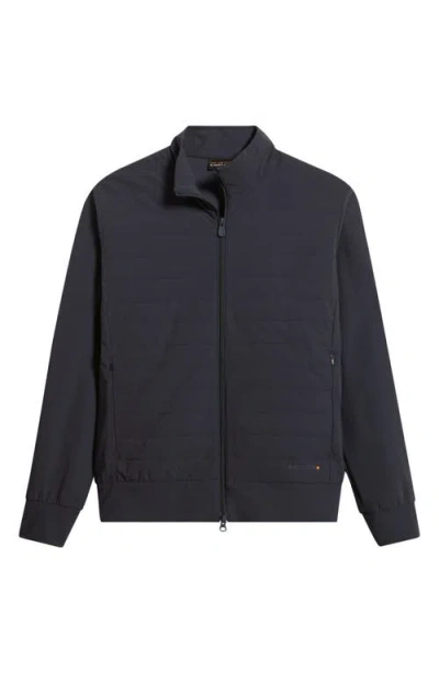 Save The Duck Water Repellent Quilted Front Jacket In Black
