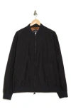 Save The Duck Water Resistant Windbreaker Bomber Jacket In Black