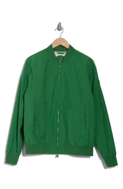 Save The Duck Water Resistant Windbreaker Bomber Jacket In Rainforest Green