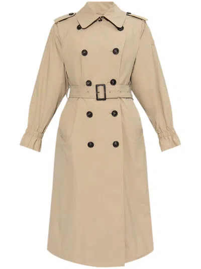 Save The Duck Waterproof Trench Coat Clothing In Brown