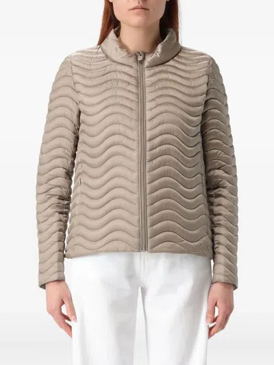 SAVE THE DUCK WAVY QUILTED JACKET