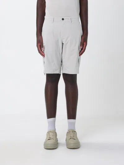 Save The Duck Technical Stretch Fabric Cargo Shorts With Belt Loops By In White
