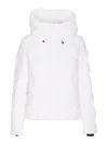 Save The Duck White Down Jacket In Multi