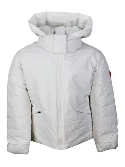 SAVE THE DUCK WHITE PADDED JACKET