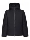Save The Duck Obione Padded Short Jacket In Blue
