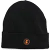 Save The Duck Women's Fivel Ribbed Beanie, Black In Black