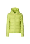 Save The Duck Jacket  Woman Color Grass Green In Green