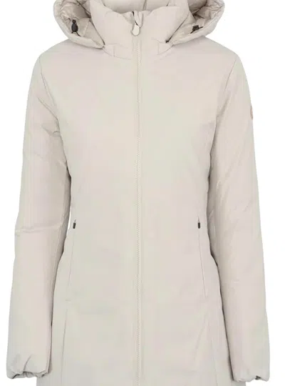 Save The Duck Women's Jacket  Rachel Rainy Beige In Multi