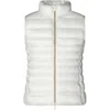 Save The Duck Women's Lynn Puffer Vest, Off-white In White