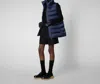 Save The Duck Womens Coral Puffer Vest In Blue Black90010 In Multi