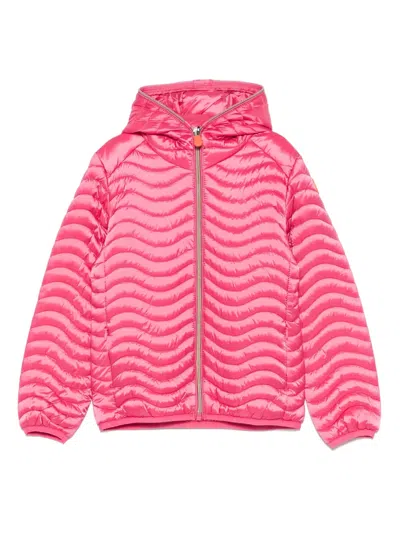Save The Duck Kids' Xanty Puffer Jacket In Pink