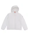 Save The Duck Yul Hooded Jacket Fantasy Quilt In White