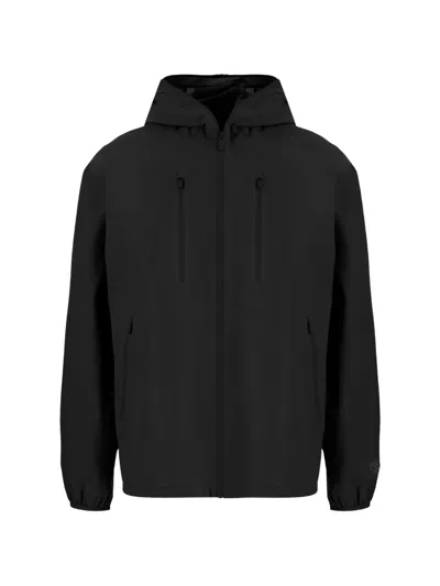 Save The Duck Zack Hooded Zip-up Jacket In Black