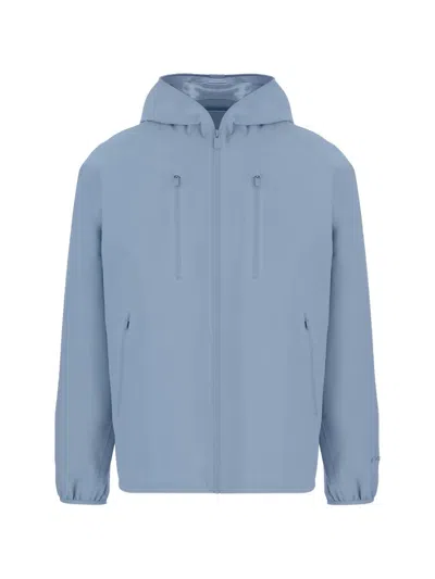 Save The Duck Zack Hooded Zip-up Jacket In Blue