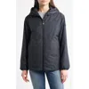Save The Duck Zani Water Repellent Hooded Jacket In Black