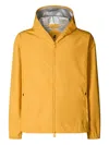 Save The Duck Zayn Hooded Zip-up Jacket In Yellow