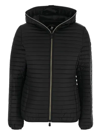 Save The Duck Zip-closure Jacket In Black