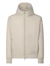 Save The Duck Zip-up Hoodie In Neutral