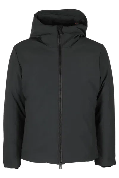 Save The Duck Obione Padded Short Jacket In Green