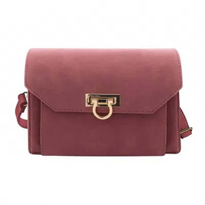 Save The Girls Women's Venesia Purse In Boysenberry In Pink