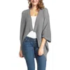 Save The Ocean Ribbed Recycled Knit Topper In Gray