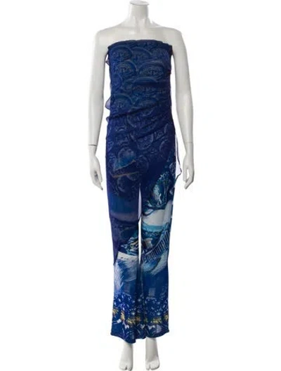 Pre-owned Save The Queen Vintage 2000's Jumpsuit In Blue