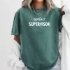 Saved By Grace Co. Santas Supervisor Tee In Green In Green