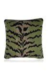 Saved Ny Calabria Cashmere Pillow In Green