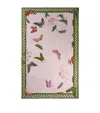 Saved Ny Cashmere Butterfly Trellis Throw In Pink
