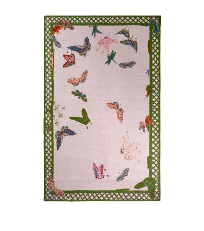 Saved Ny Cashmere Butterfly Trellis Throw