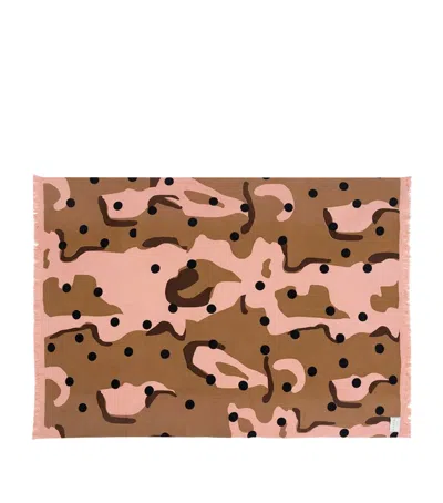 Saved Ny Cashmere Camo Throw