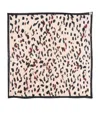 Saved Ny Cashmere Leopard Scarf In Multi