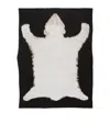 Saved Ny Cashmere Polar Bear Rug Throw In Animal Print