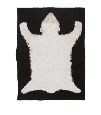 Saved Ny Cashmere Polar Bear Rug Throw In Animal Print