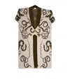 Saved Ny Cashmere Serpents Robe In Brown