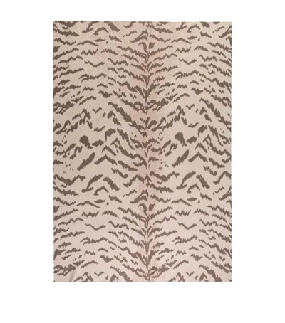 Saved Ny Cashmere Tiger Calabria Throw In Neutral