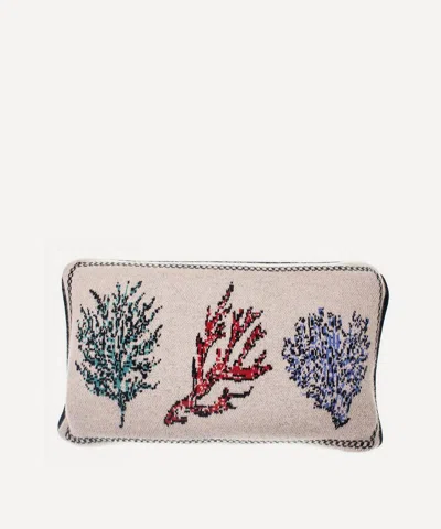 Saved Ny Corals Cashmere Lumbar Pillow