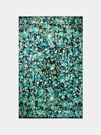 Saved Ny Ferns Cashmere Blanket In Green