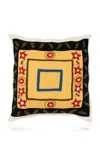 Saved Ny Outside Embroidered Cashmere Pillow In Multi