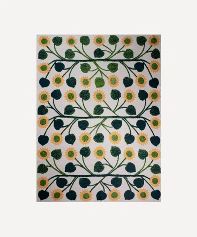 Saved Ny Sunflowers Cashmere Throw In Multi