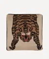 Saved Ny Tiger Cashmere Cushion In Multi