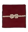 Saved Ny X Damien Nicolas Roux Cashmere Ropes Cushion In Red