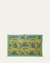 Saved Ny X Lukas The Illustrator Mountain Man Cashmere Throw, 51" X 71"