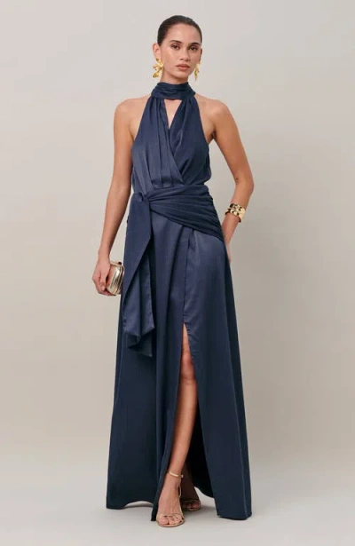 Savel Clara Maxi Dress In Purple