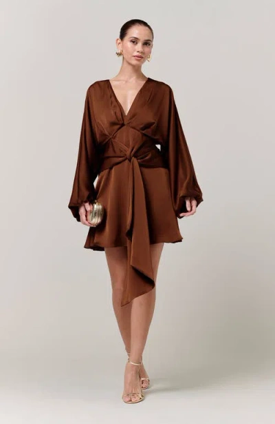 Savel Irena Mini Dress In Brown
