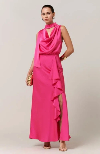 Savel Kendall Midi Dress In Pink